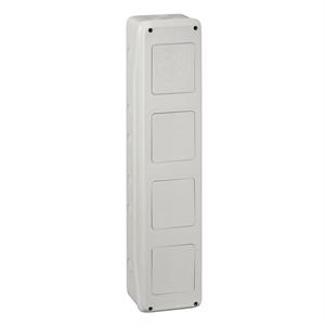 Mureva - Quadro de interface - 138x610 mm - 4 aberturas