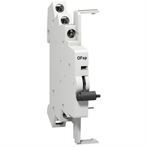 auxiliary contact - 1 NC + 1 OC - 380..415 V - 6 A - for RCCB