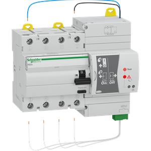 RCCB with re-closer - RED - 4 poles - 25 A - class A - 30 mA