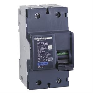 Miniature circuit-breaker, Acti9 NG125LMA, 2P, 40 A, MA curve, 50 kA (IEC 60947-2)
