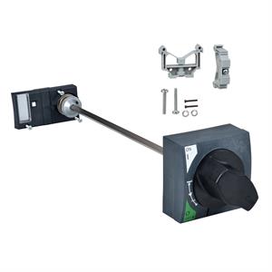 Front rotary handle NG 125 - black handle - 3 poles or 4 poles