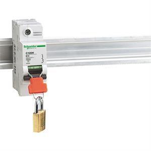 padlocking device - for C120/NC45..125 toggle - set of 4