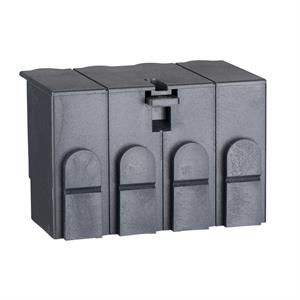 2 tapa-bornes seláveis - 3 pólos/4 pólos - para INS40...160