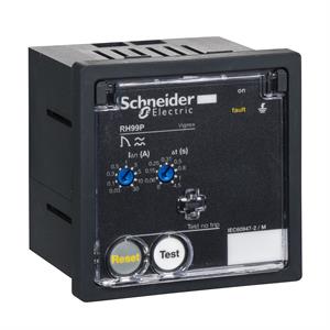residual current monitoring relay, Vigirex RH99P, 30mA to 30A, 12 to 24VAC 50/60Hz, 12 to 48VDC, automatic reset