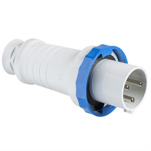 PratiKa wander plug - straight - 63 A - 2P + E - 200...250 V AC - IP67