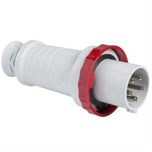 PratiKa wander plug - straight - 63 A - 3P + N + E - 380...415 V AC - IP67