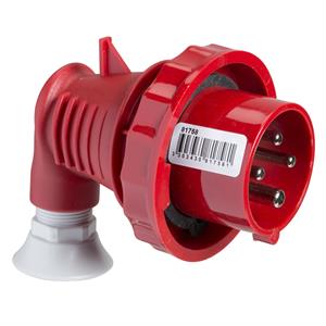 PratiKa wander plug - 90° angled - 32 A - 3P + N + E - 380...415 V AC - IP67