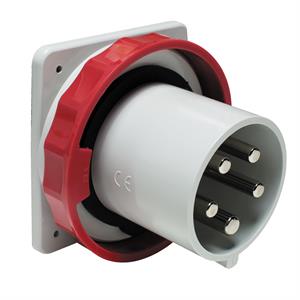 PratiKa plug - straight - 63A - 3P + N + E - 380...415 V AC - IP67 - panel