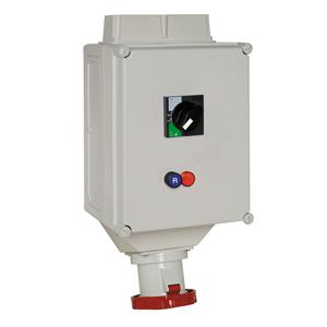 PratiKa interlocked socket - 125 A - 3P + N + E - 380...415 V AC - IP65