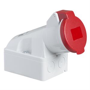 PratiKa industrial socket - 32 A - 3P + N + E - 380...415 V AC - IP44
