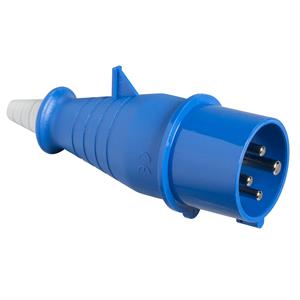 PratiKa wander plug - straight - 16 A - 3P + E - 200...250 V AC - IP44