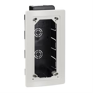PratiKa Unika - embedded box - for 1 interlocked socket - 103x275