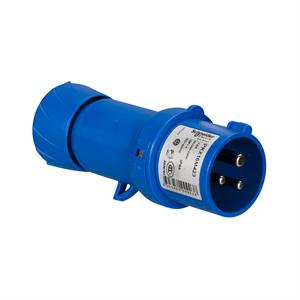 PratiKa wander plug - straight - 16 A - 2P + E - 200...250 V AC - IP44