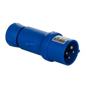 PratiKa wander plug - straight - 16 A - 3P + E - 200...250 V AC - IP44