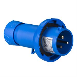 PratiKa wander plug - straight - 32 A - 2P + E - 200...250 V AC - IP67