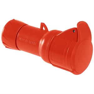 PratiKa wander socket - straight - 16 A - 2P + E - 380...415 V AC - IP44