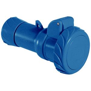 PratiKa wander socket - straight - 32 A - 2P + E - 200...250 V AC - IP67
