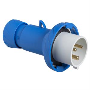 PratiKa wander plug - straight - 16 A - 2P + E - 200...250 V AC - IP67