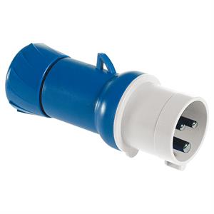 PratiKa wander plug - straight - 32 A - 2P + E - 200...250 V AC - IP44