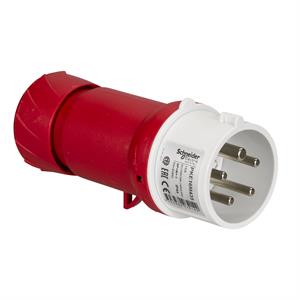 PratiKa wander plug - straight - 16 A - 3P + N + E - 380...415 V AC - IP44