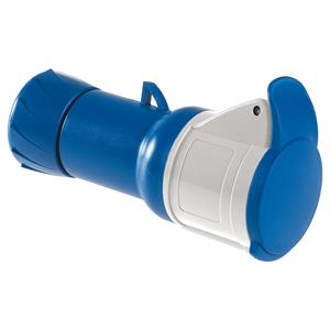 PratiKa wander socket - straight - 16 A - 2P + E - 200...250 V AC - IP44