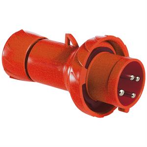 PratiKa wander plug - straight - 32 A - 3P + E - 380...440 V AC - IP67