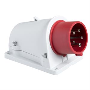 PratiKa plug - screw - angled - 32A - 3P + N + E - 380...415 V AC - wall