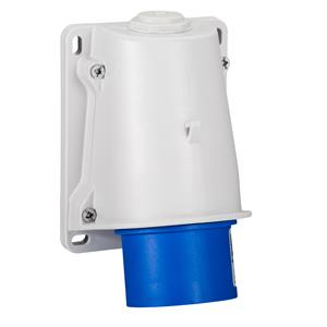 PratiKa plug - angled - 16A - 3P + N + E - 200...250 V AC - IP44 - wall-mounted