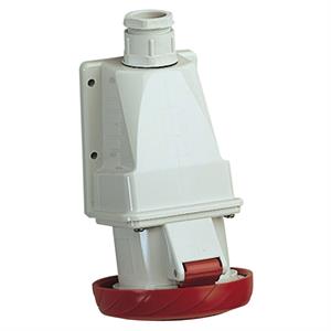 PratiKa socket - screw - angled - 16A - 3P + N + E - 380...415 V AC - wall