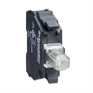 Bloco luminoso, Harmony XB5, Harmony XB4, branco, para cabeça 22mm, LED universal, terminais de aperto de parafuso, 12V AC/DC