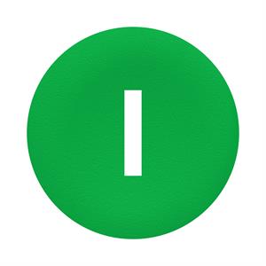Cápsula verde - ø 22 - com marcação i