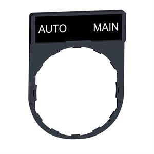 Suporte 30 x 40 mm com legendaa 8 x 27 mm - auto-main