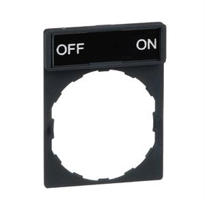 Suporte 30 x 40 mm com legendaa 8 x 27 mm - on