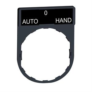 Suporte 30 x 40 mm com legendaa 8 x 27 mm - auto - o - he
