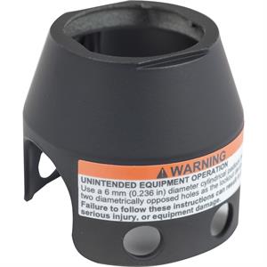 Protecção para cabeça de cogumelo de ø 40 e unidades de ø 22 mm - preta