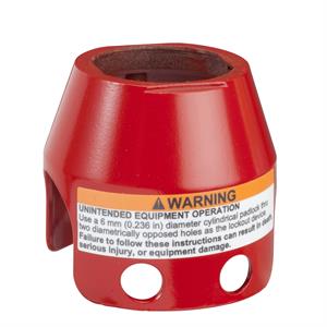 Protecção para cabeça de cogumelo de ø 40 e unidades de ø 22 mm - vermelha