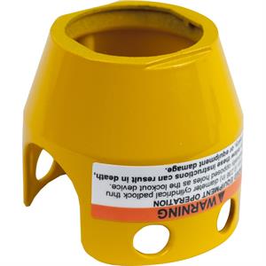 Protecção para cabeça de cogumelo de ø 40 e unidades de ø 22 mm - amarela