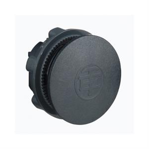 Tampão redondo para unidades ø 22 mm - preto - conjunto  de 10
