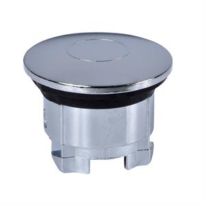 Obturador metálico cromado redondo p/ unids ø 22mm