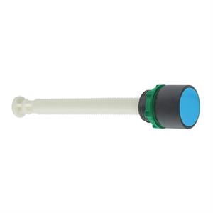 Botão pressão reposição azul ø 22 - encastrado - distân. activação 17..120 mm