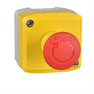 Estação de controlo xal-k – função de paragem de emergência - 2 nc + 1 no