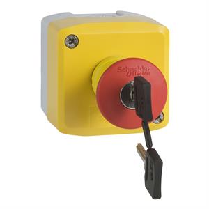 Estação de controlo xal-k – função de paragem de emergência - 1 no + 2 nc