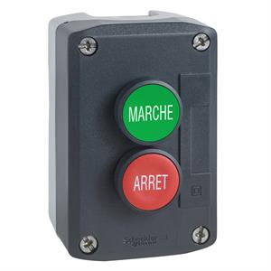 Estação de controlo xal-d – função iniciar ou parar - 1 na + 1 nf