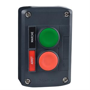 Estação de controlo xal-d – função iniciar ou parar - 1 na + 1 nf