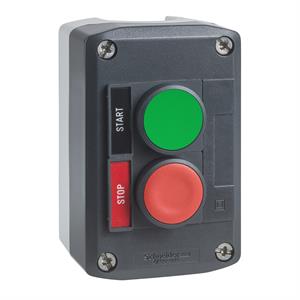 Estação de controlo xal-d – função iniciar ou parar - 1 na + 1 nf