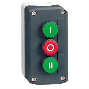 Estação de controlo xal-d – três funções - 1 nf + 2 na