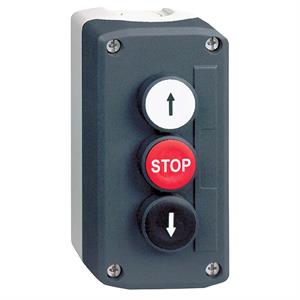 Estação de controlo xal-d – três funções - 1 nf + 2 na