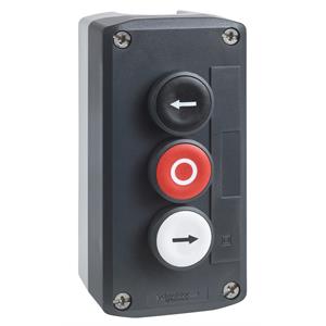 Estação de controlo xal-d – três funções - 1 nf + 2 na