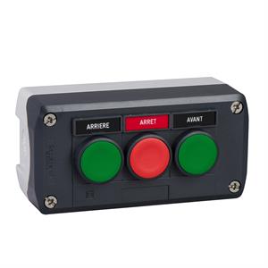 Estação de controlo xal-d – três funções - 1 nf + 2 na