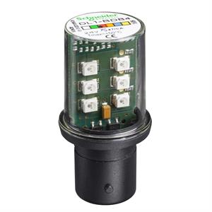 Lâmpada led vermelho para sinalização - ba 15d - 24 v